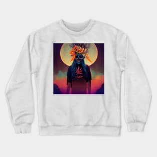 Hippie Weed Horror Crewneck Sweatshirt